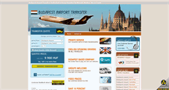Desktop Screenshot of budapestairporttransfers.com